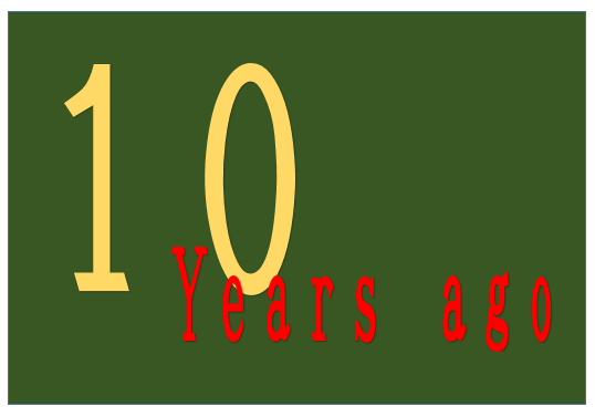 10年前（12月1日から8日まで）