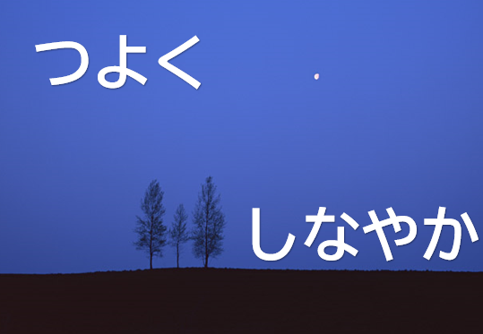 つよくしなやか（8月13日から25日まで）